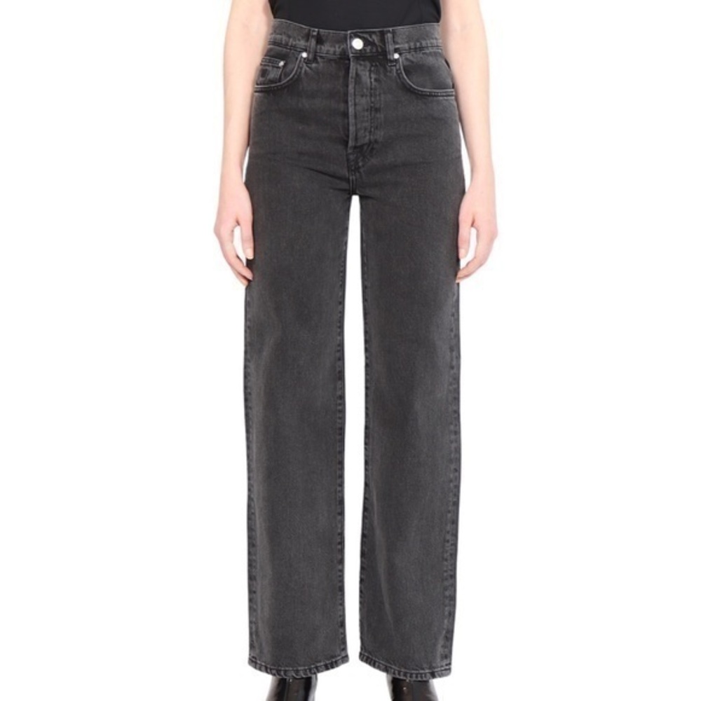 Amendi Vivi High Rise‎ Wide Leg Jeans in Blackstone Size 26 New
